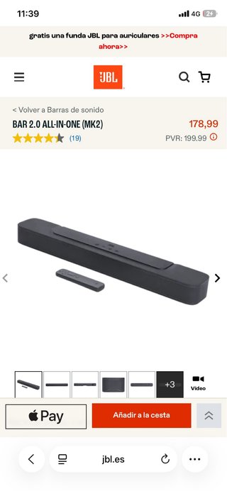 Altavoz JBL Bluetooth HDMI Dolby Audio