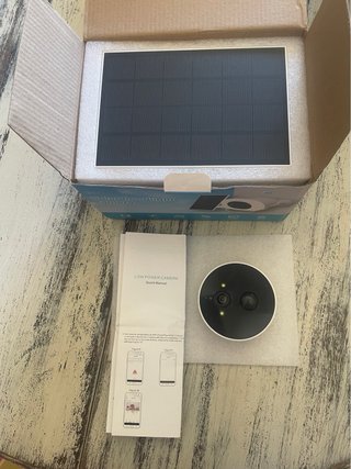 Cámara de Seguridad Solar con Foco