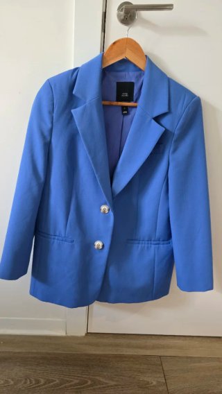Blazer Azul River Island Talla S