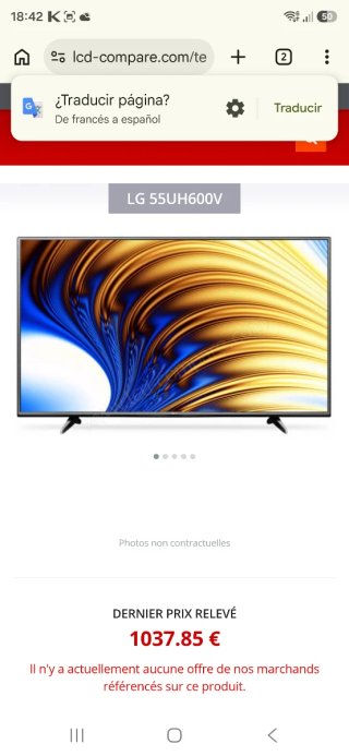 Smart tv WiFi 55" 4K UHD LG