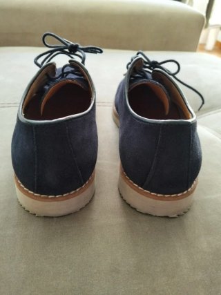 Zapatos de niño azul marino