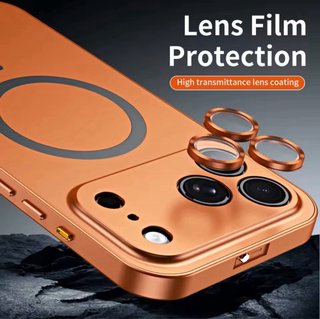 Funda Metálica Naranja para iPhone 17 Pro