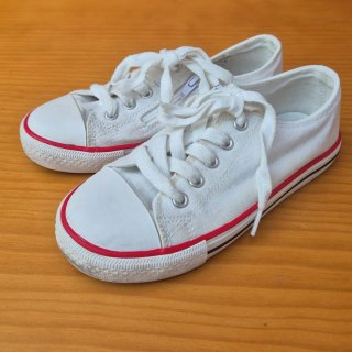 Zapatillas lona blancas T31