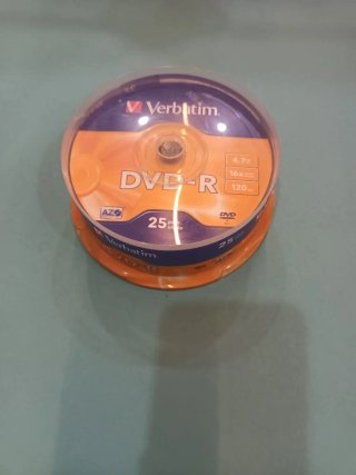 Caja de 25 DVD-R Verbatim