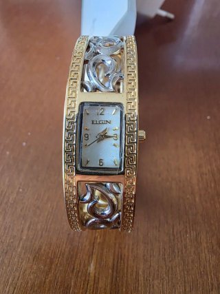 Reloj Elgin Dorado y Plateado