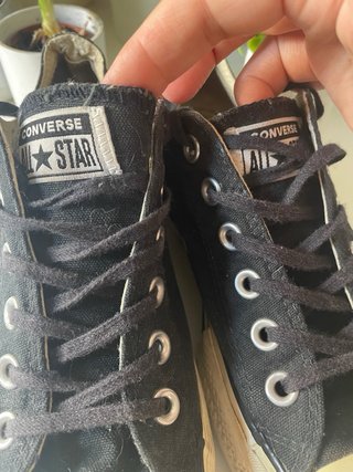 Converse plataforma negras
