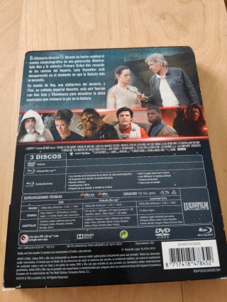 Star Wars: El Despertar de la Fuerza Blu-ray