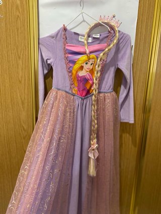 Disfraz de Rapunzel con Corona