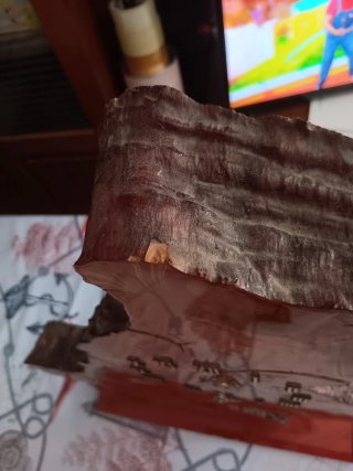Reloj de Mesa Artesanal en Madera Natural