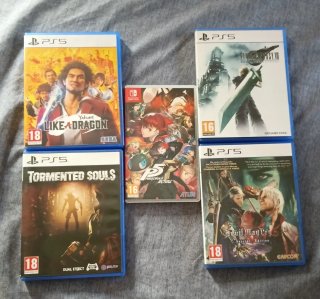 Pack 5 Videojuegos PS5 y Nintendo Switch