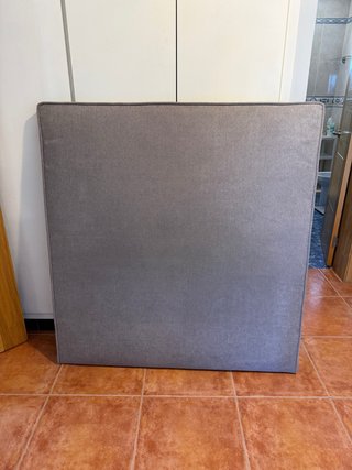 Cabecero Tapizado Gris para Cama 90-100