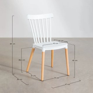 Mesa y 4 Sillas Royal Sklum