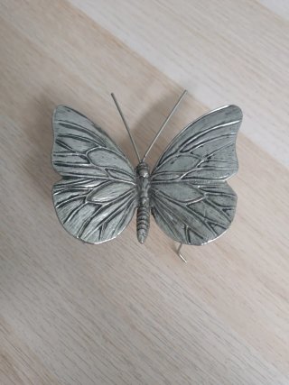 Adorno Mariposa Zara Home Metal Plateado
