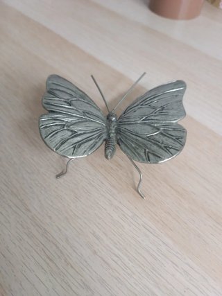 Adorno Mariposa Zara Home Metal Plateado