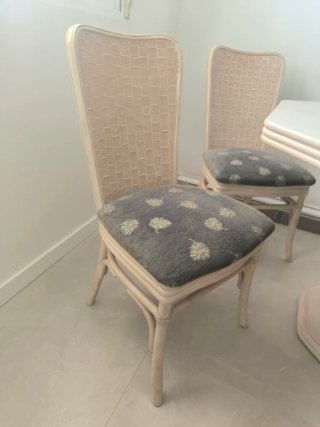 Juego de 4 Sillas de Comedor estilo colonial