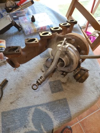 Turbo Garrett GT2556V + Colector Escape BMW 53
