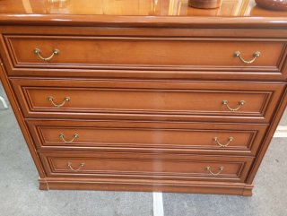 Cómoda de Madera con 4 Cajones