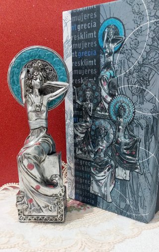 Figura Decorativa Mujer Estilo Art Déco