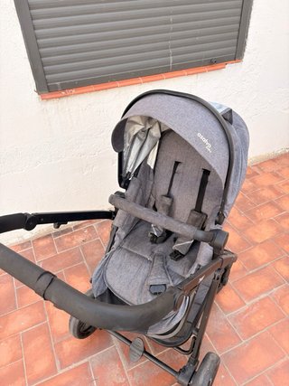 Carrito Asalvo Two+ Trío Convertible Gris