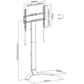 Soporte de Piso Super Slim para TV