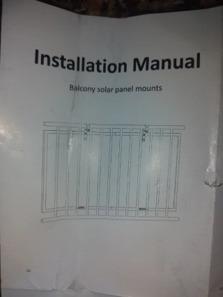 Kit Panel Solar Balcón