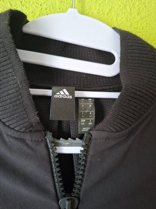 Chaqueta Adidas béisbol gris y roja