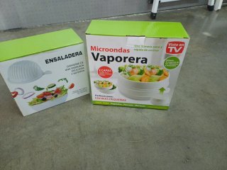 Lote Ensaladera y Vaporera Microondas las dos cosa