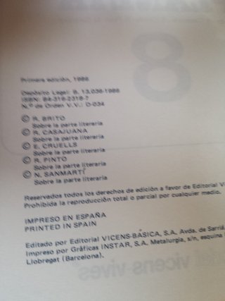 GUIA CIENCIAS DE LA NATURALEZA  PLANETA  8o E.G.B.