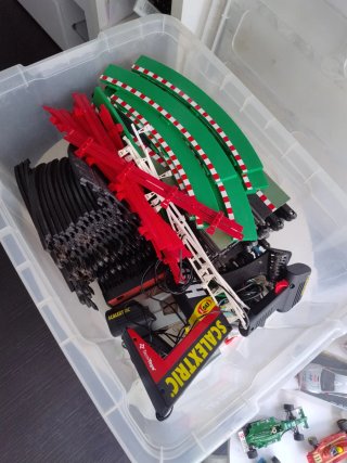 Pistas Scalextric nuevas y antiguas