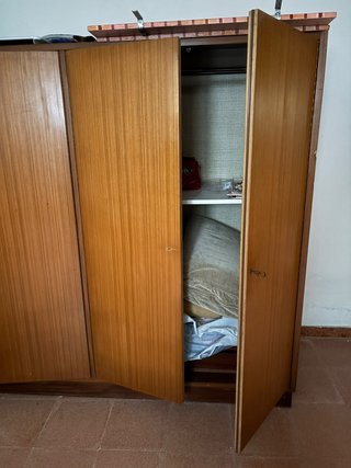Armadio Guardaroba Vintage Legno Anni '60/'70