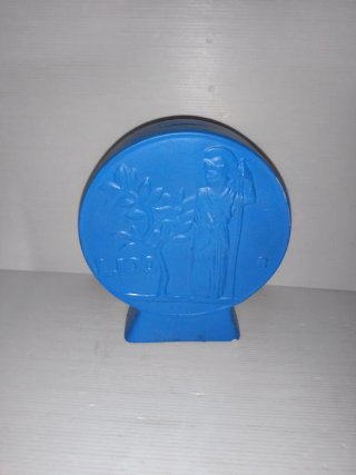 Salvadanaio 100 Lire Vintage Blu