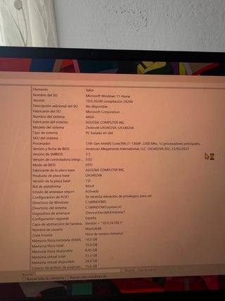 Zenbook UX3402VA OLED 14 16GB RAM 512GB SSD