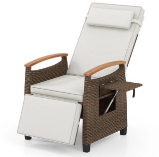 Silla Reclinable Jardin, Tumbona de Ratán