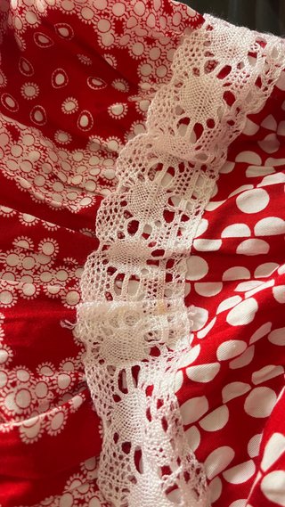 Traje Flamenca Canastero Rojo Elástico