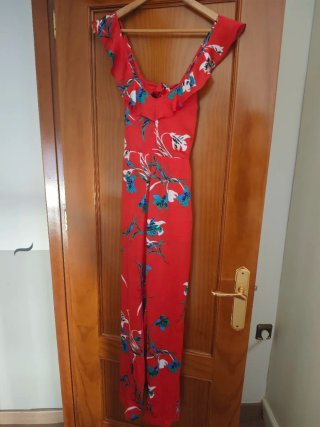 Mono Pepe Jeans Rojo Estampado