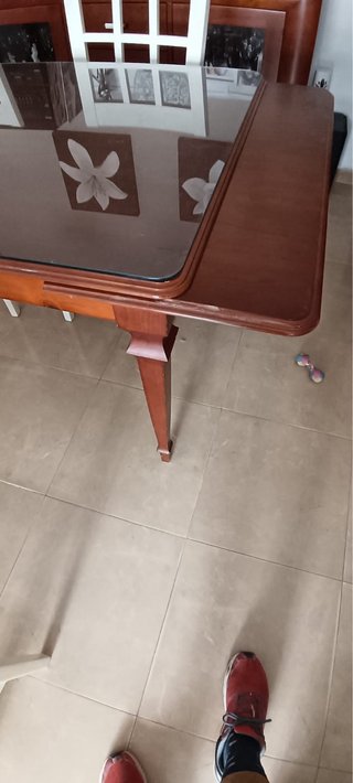 Mesa de Comedor Neoclásica Extensible