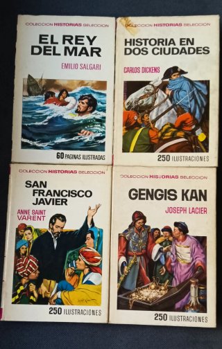 Lote 4 libros x 4€ Historias Selección