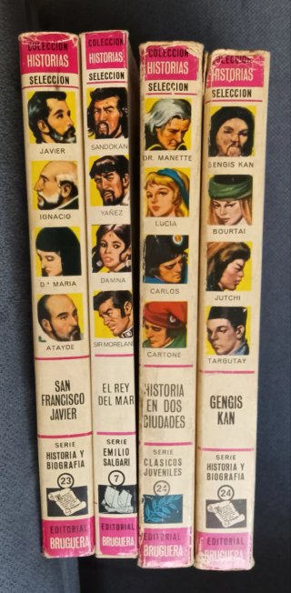 Lote 4 libros x 4€ Historias Selección