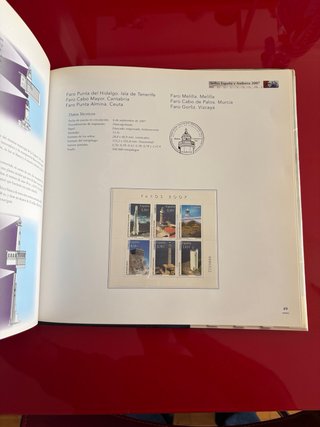 Libro de Sellos España y Andorra 2007