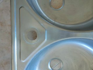 Fregadero doble inox