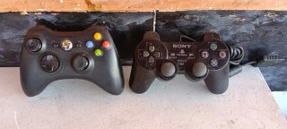 2 Mandos: PlayStation 2 y Xbox 360