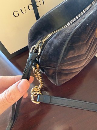 Bolso Gucci Marmont Negro Dorado