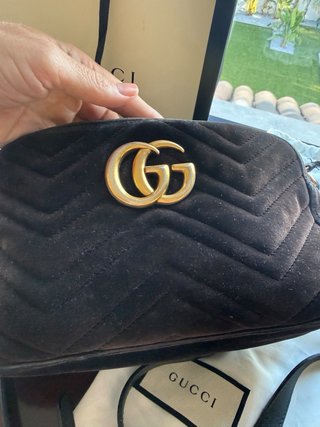 Bolso Gucci Marmont Negro Dorado
