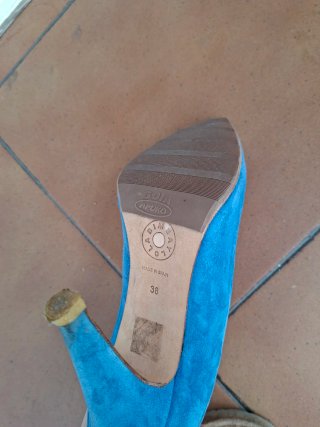 Zapatos Bimba y Lola ante azul T.38