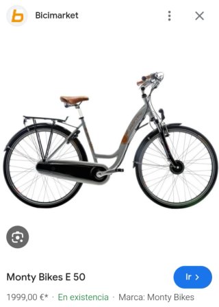 Bicicleta Eléctrica Monty E 50
