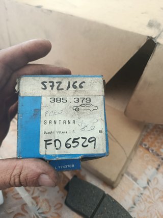 Pastillas de Freno Bendix FD6529 Santana