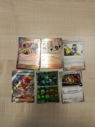 Set de 6 Cartas Pokémon