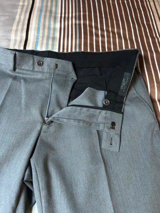 Traje Zara Gris Marengo Talla 40