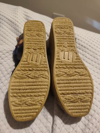 Sandalias Mustang Negras Crochet Talla 39