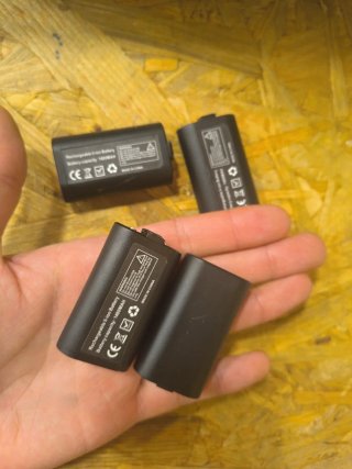 Baterías Xbox 1400mah consola 4unidades